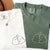T-shirts personnalisés brodés « Câlin fantôme » assortis pour couples