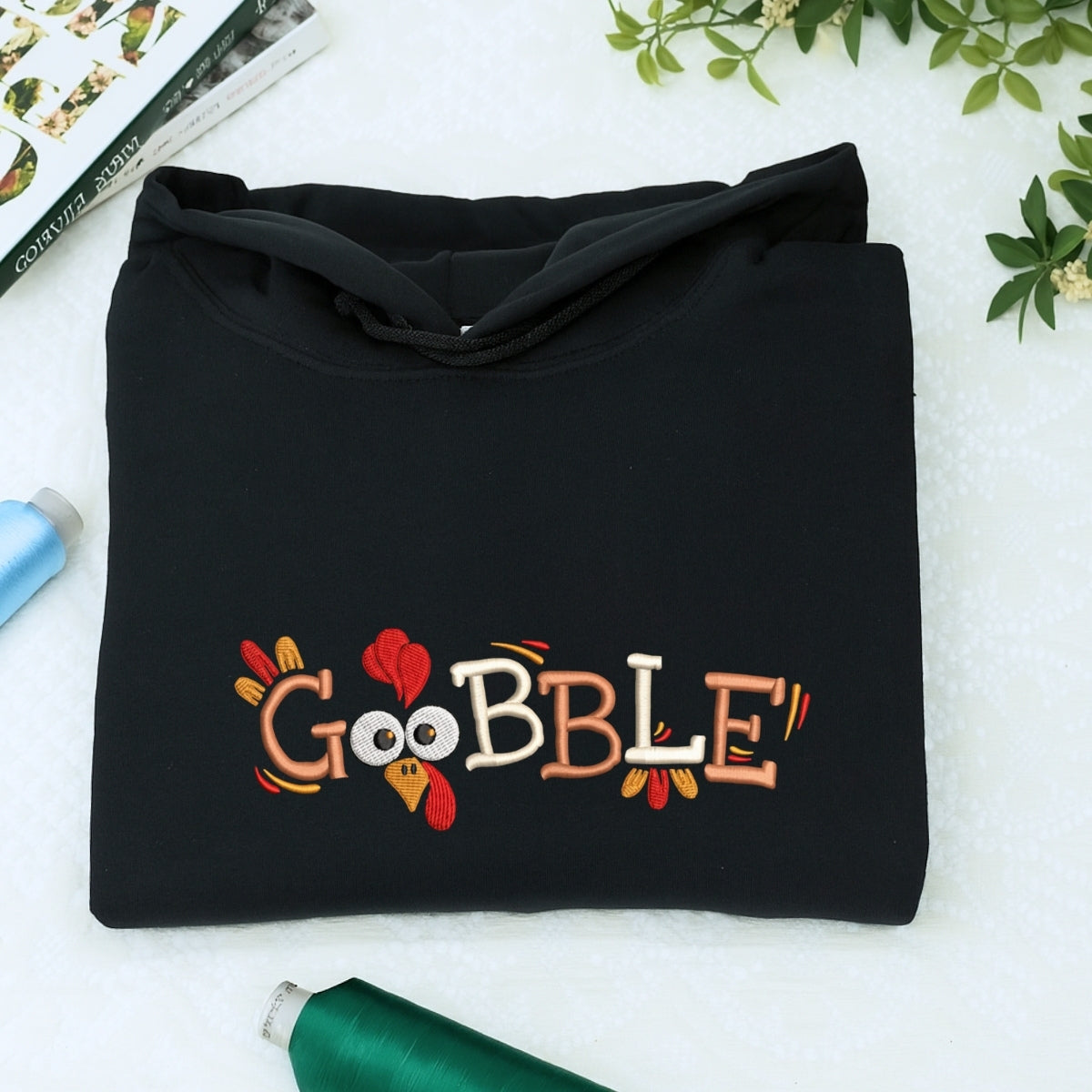 Individuell bestickte Engel- und Dämonenkatze-Kapuzenpullover für Paare