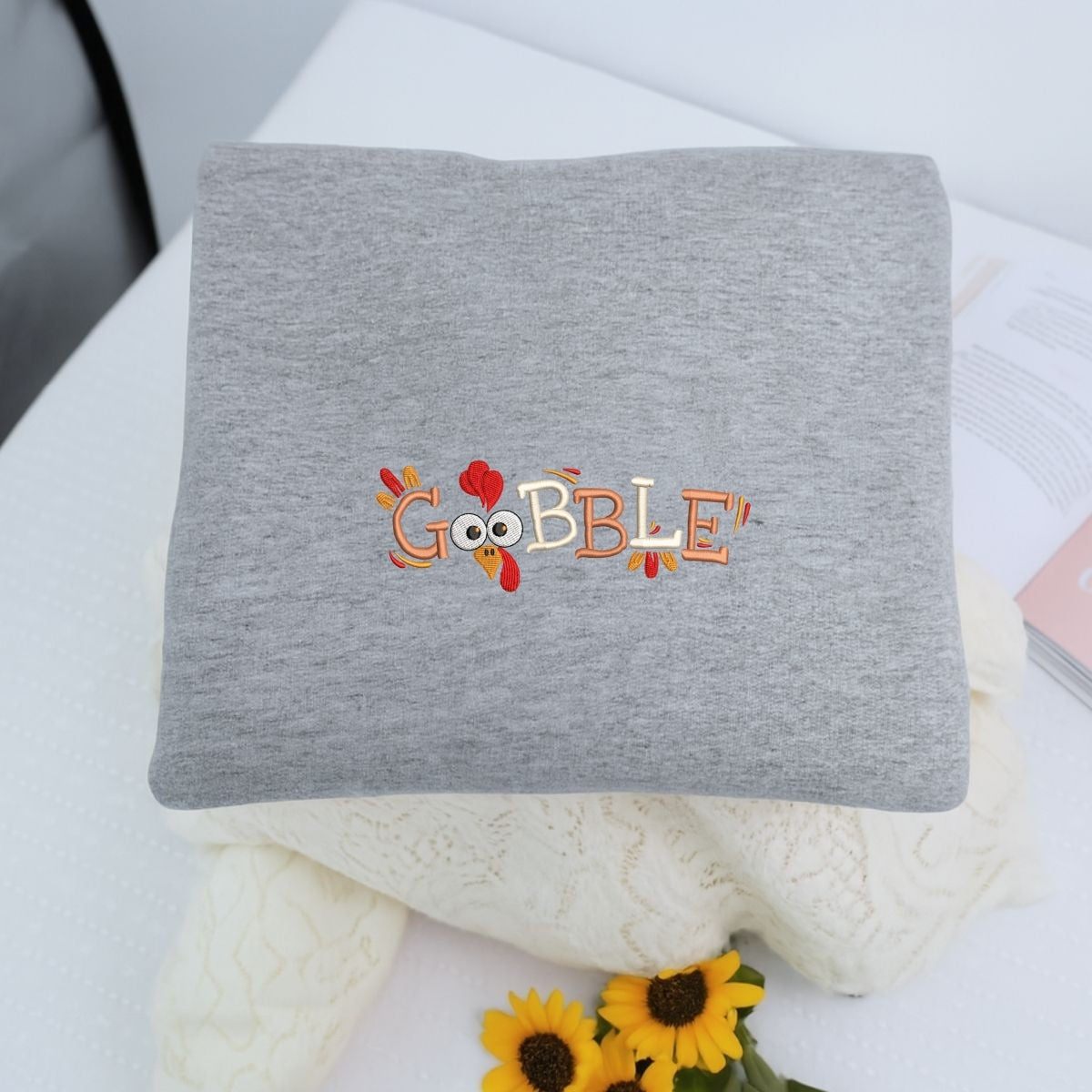 Individuell bestickte Engel- und Dämonenkatze-Kapuzenpullover für Paare