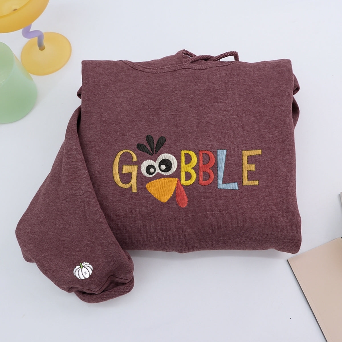 Individuell bestickte Engel- und Dämonenkatze-Kapuzenpullover für Paare