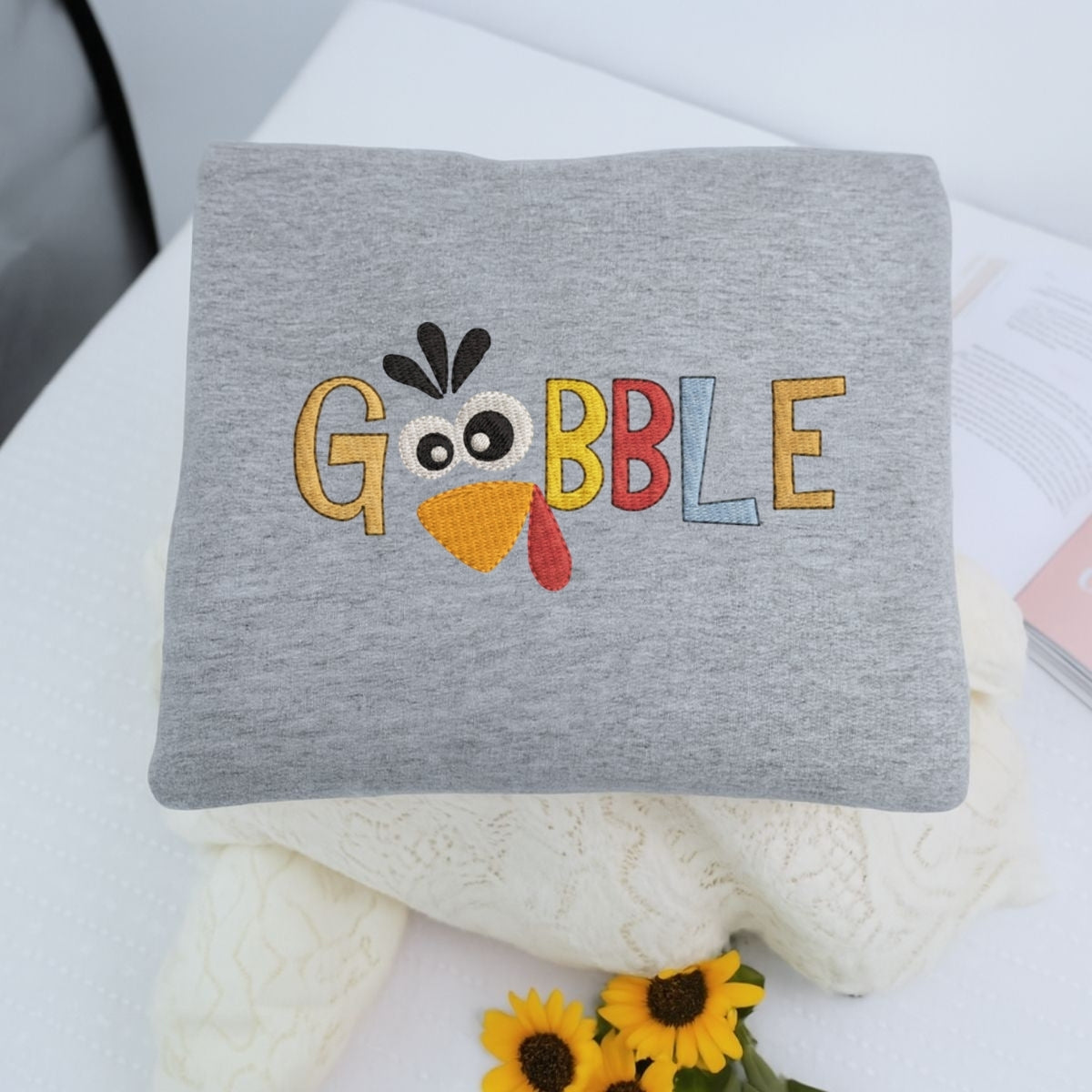 Individuell bestickte Engel- und Dämonenkatze-Kapuzenpullover für Paare