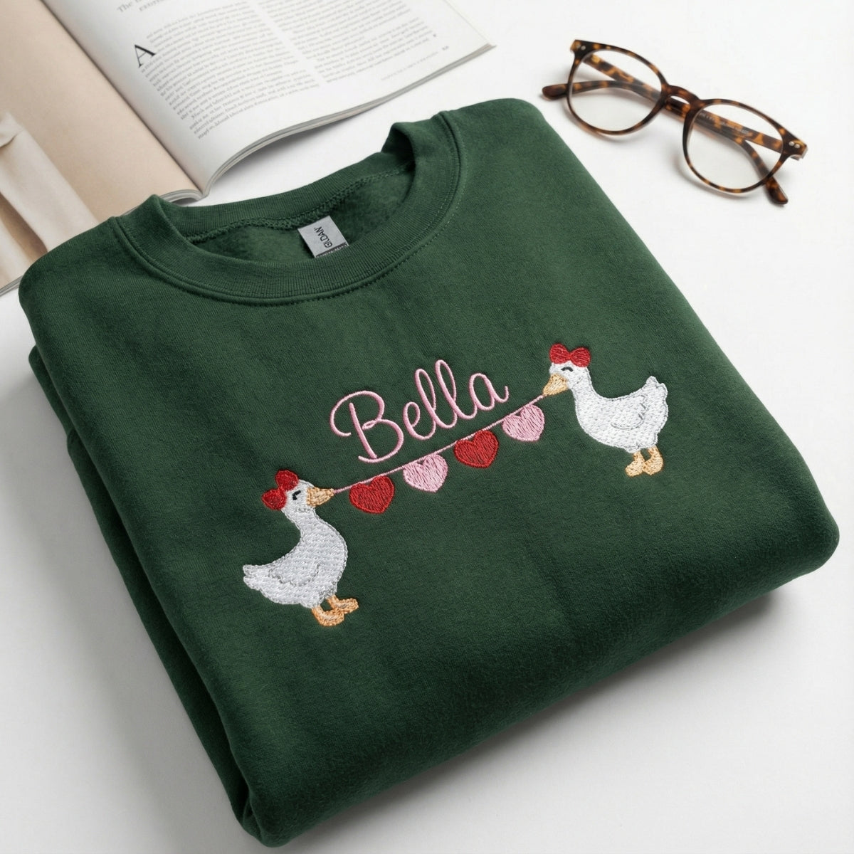 Sweats à capuche assortis brodés personnalisés avec ange et chat démon pour couples