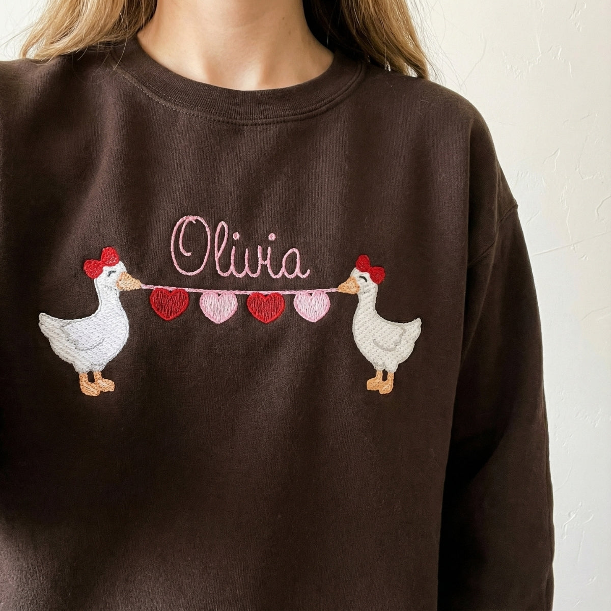 Sweats à capuche assortis brodés personnalisés avec ange et chat démon pour couples