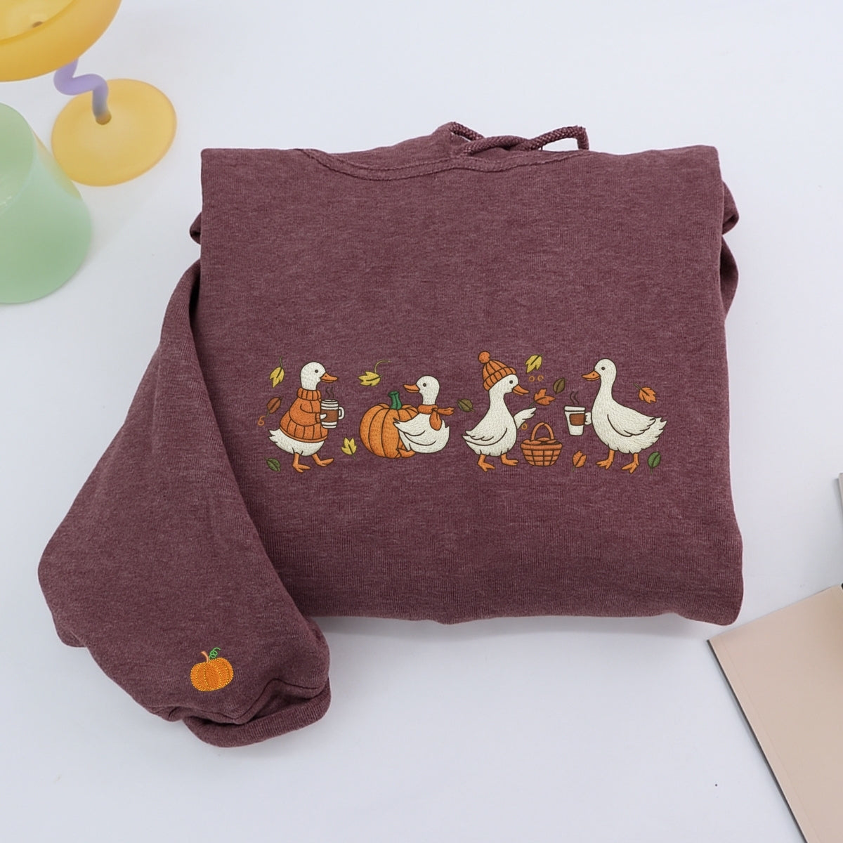 Individuell bestickte Engel- und Dämonenkatze-Kapuzenpullover für Paare