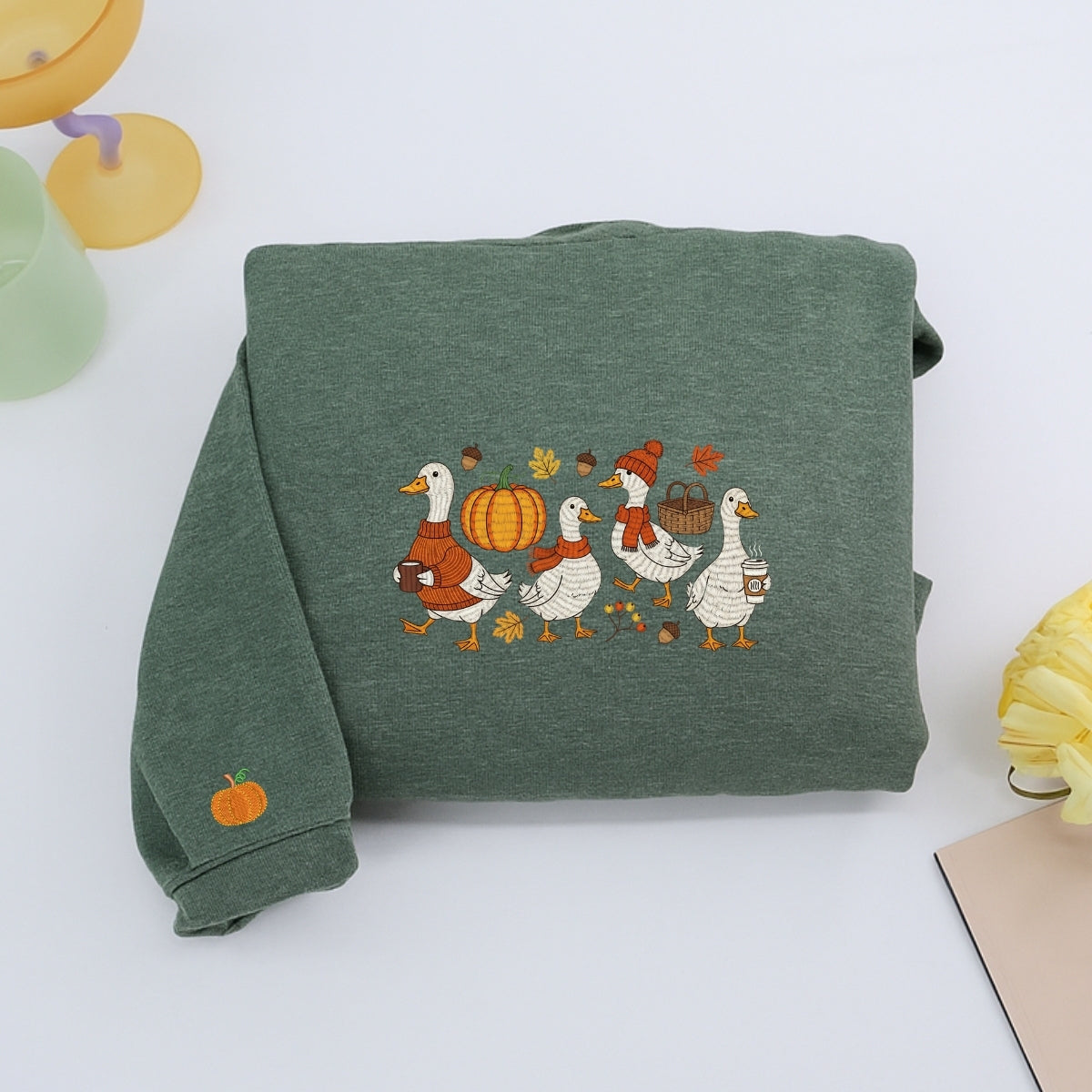 Individuell bestickte Engel- und Dämonenkatze-Kapuzenpullover für Paare