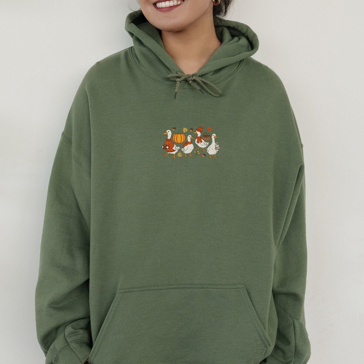 Individuell bestickte Engel- und Dämonenkatze-Kapuzenpullover für Paare