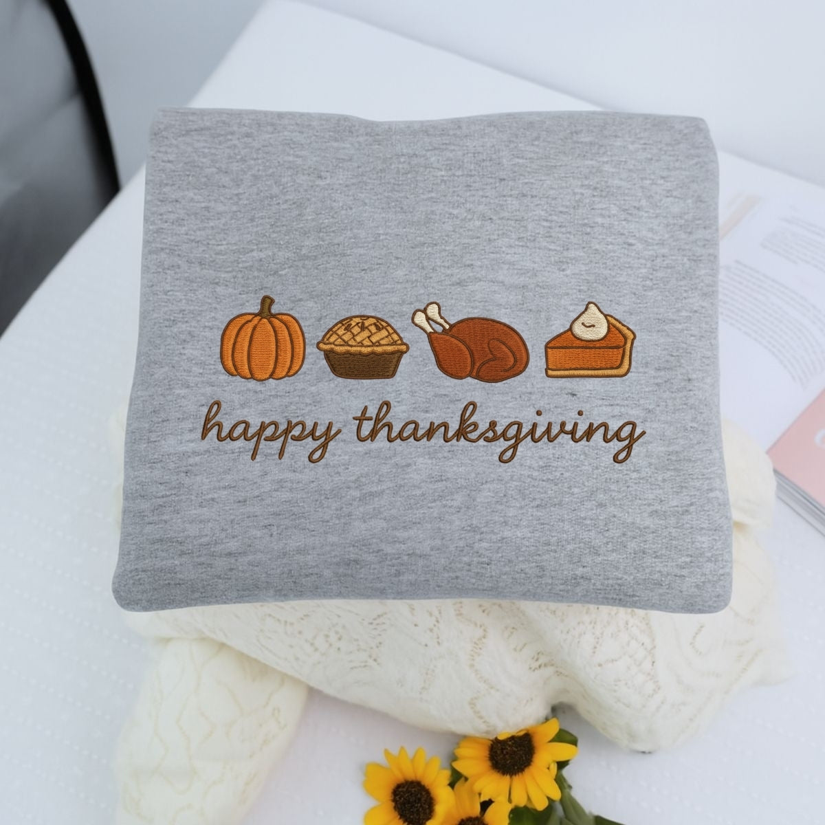 Individuell bestickte Engel- und Dämonenkatze-Kapuzenpullover für Paare