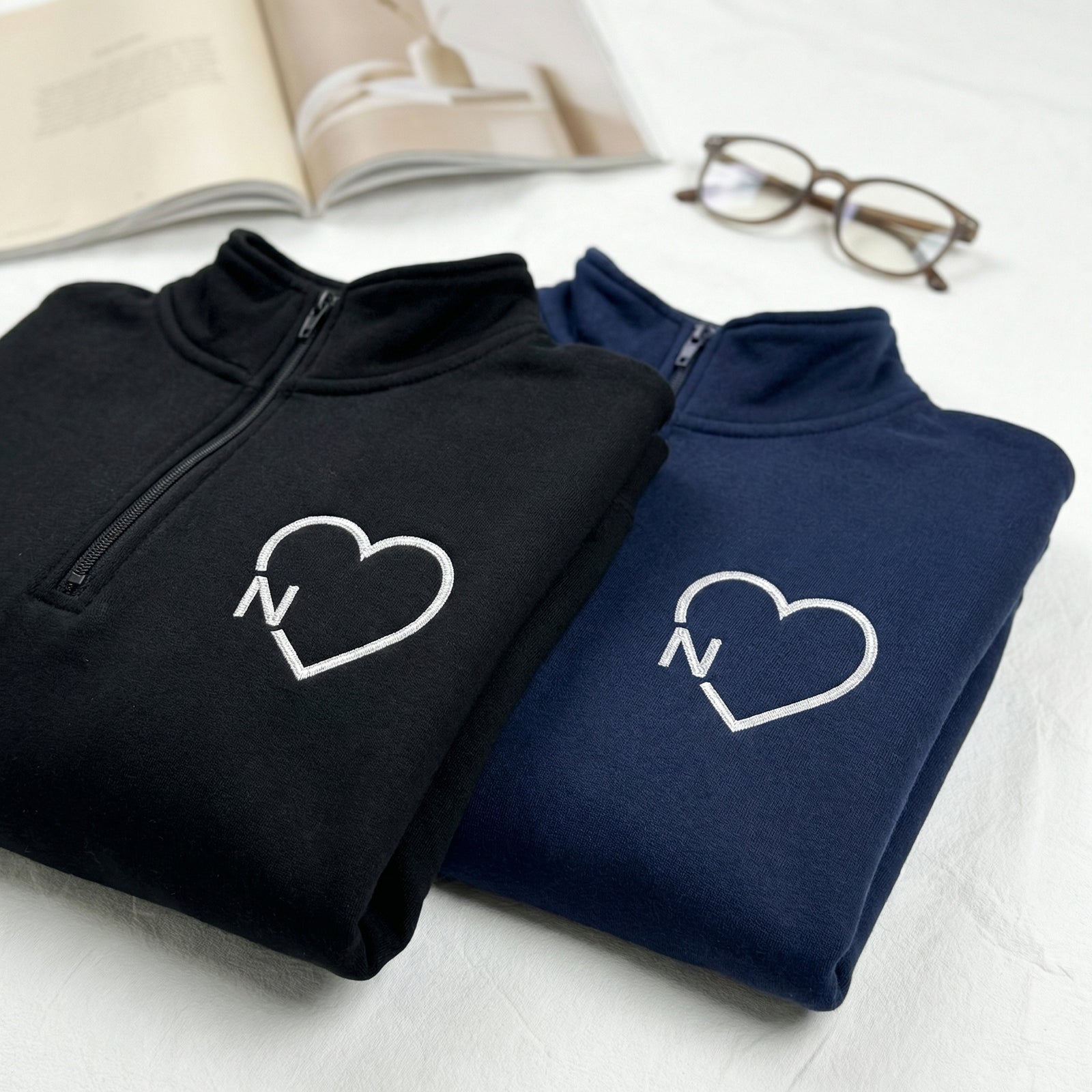 Somebody Somebody's Problem Paare benutzerdefinierte bestickte passende Hoodies für Paare