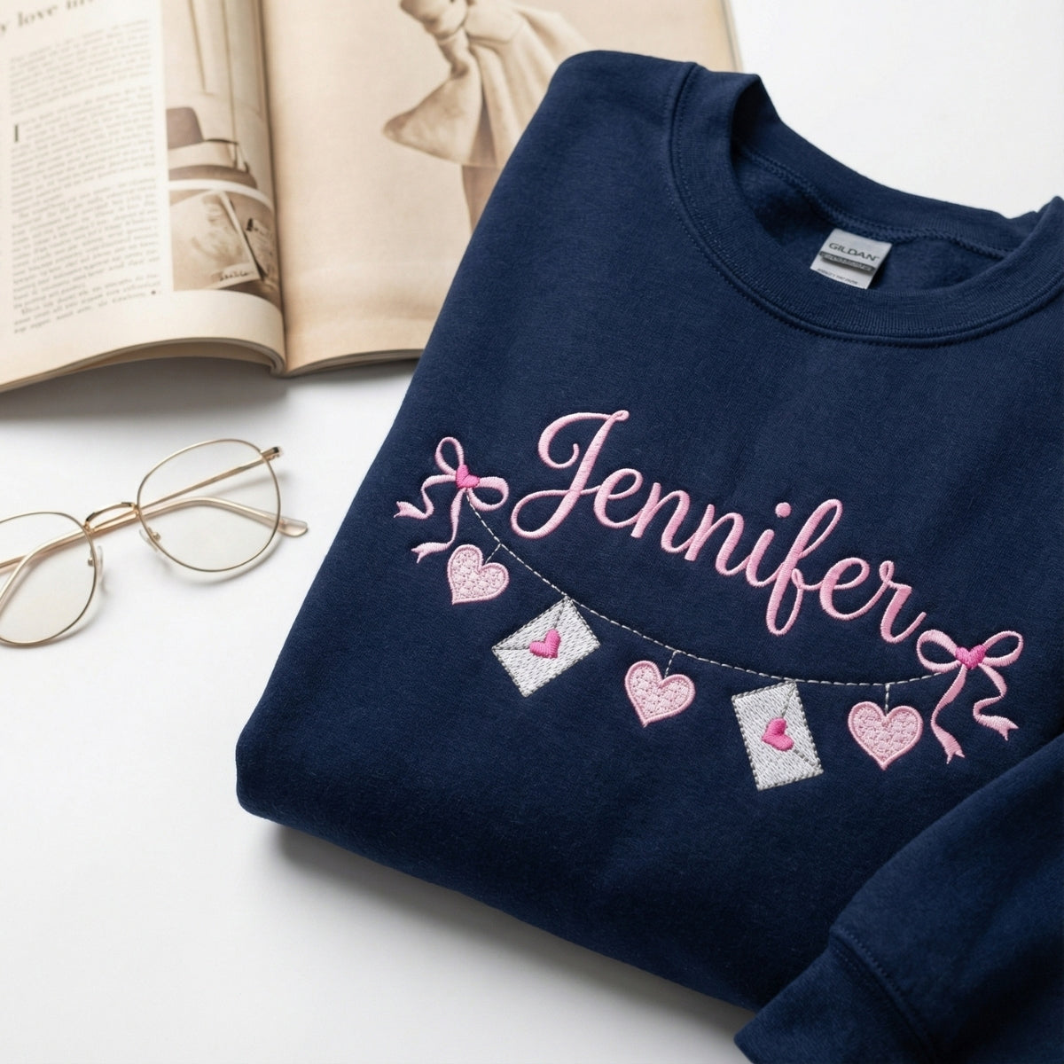 Sweats à capuche assortis brodés personnalisés avec ange et chat démon pour couples