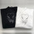 Custom Embroidered Hold My Hand Matching Hoodies for Couples