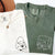 T-shirts assortis brodés personnalisés Roi et Reine des Grenouilles pour couples