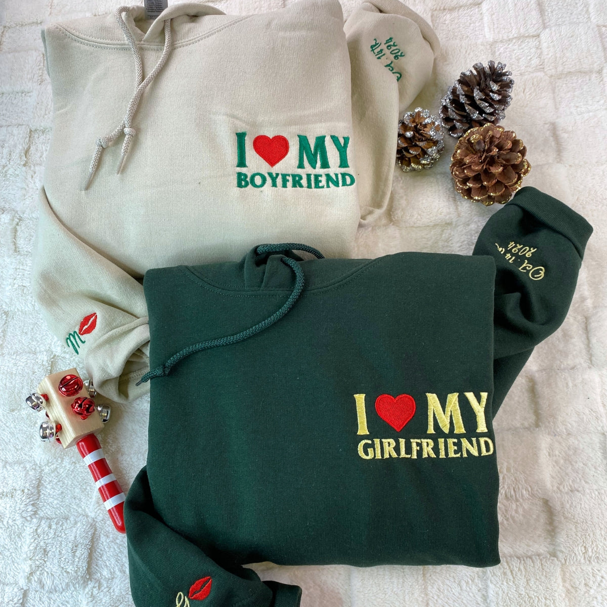 Custom Boyfriend T Shirts - Personalized Embroidered Tees for Men