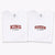 T-shirts personnalisés brodés avec chiffres romains Roi et Reine pour couples