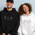 Custom Embroidered Love Location Matching Hoodies for Couples