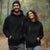 Custom Embroidered Love On Fire Matching Hoodies for Couples
