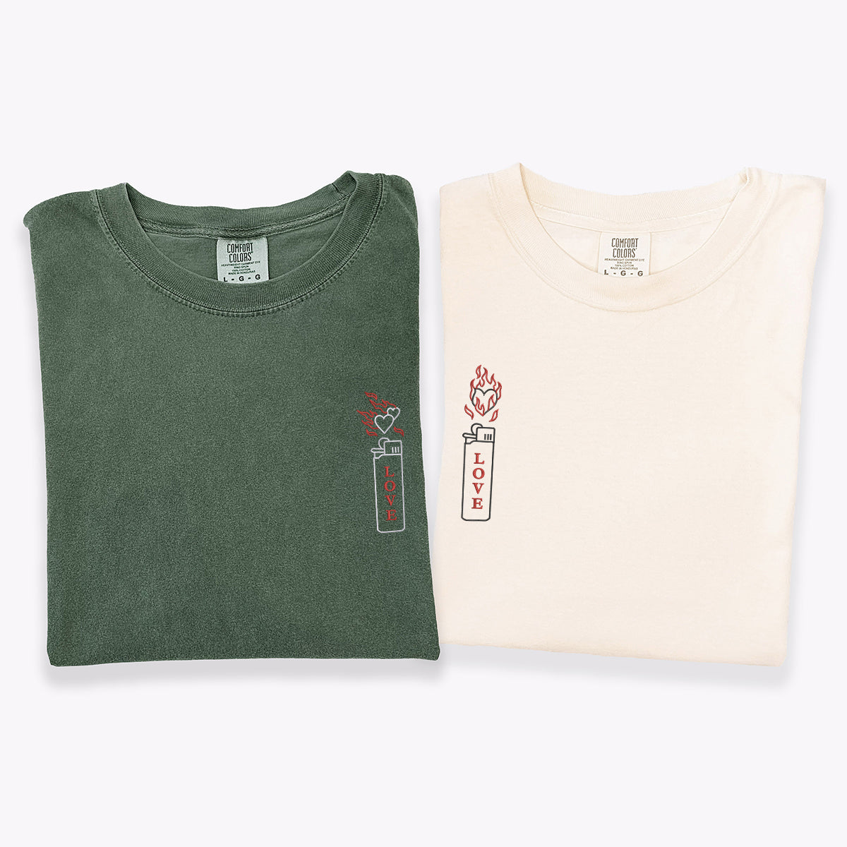 Individuell bestickte Froschkönig und Froschkönigin passende T-Shirts für Paare