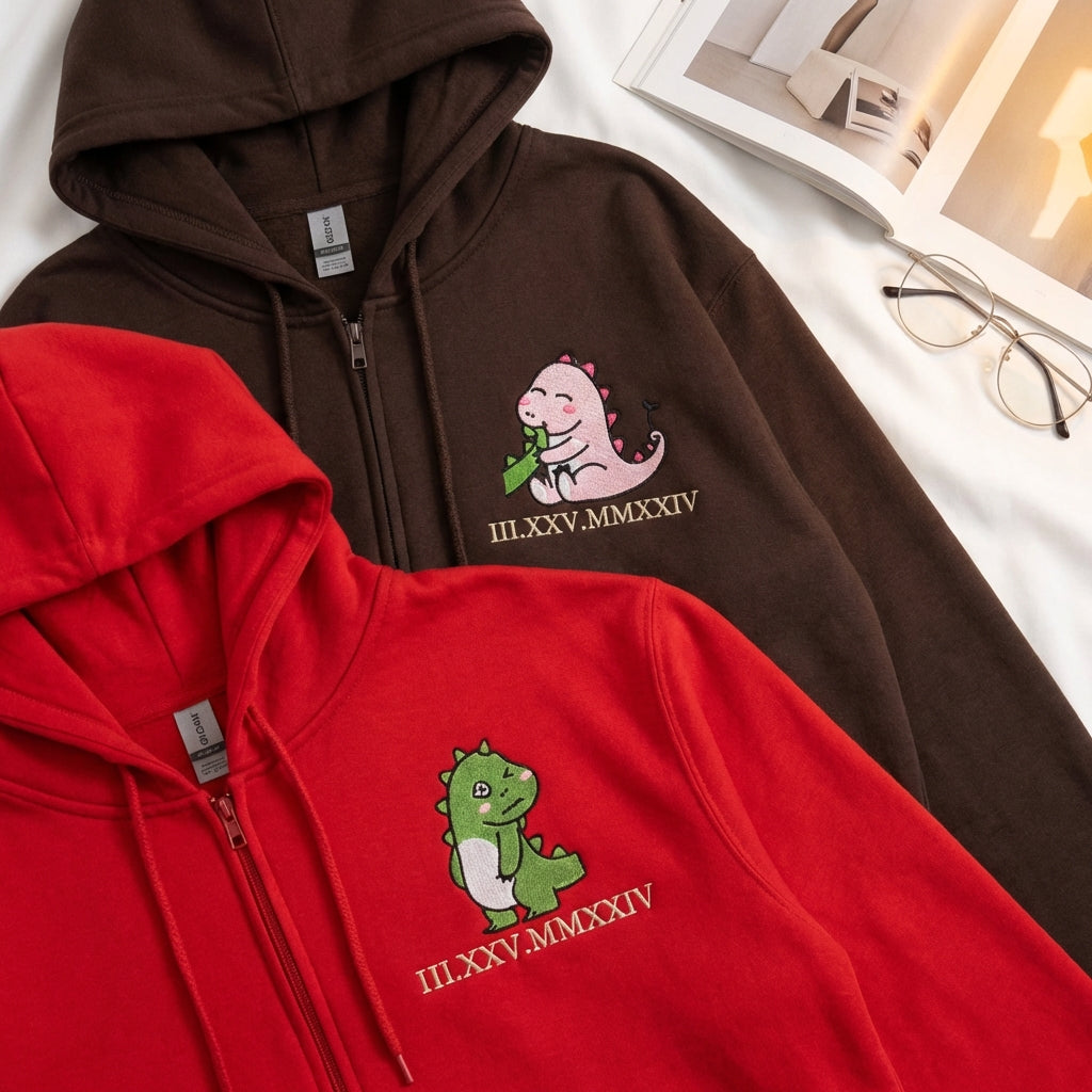 Somebody Somebody's Problem Paare benutzerdefinierte bestickte passende Hoodies für Paare