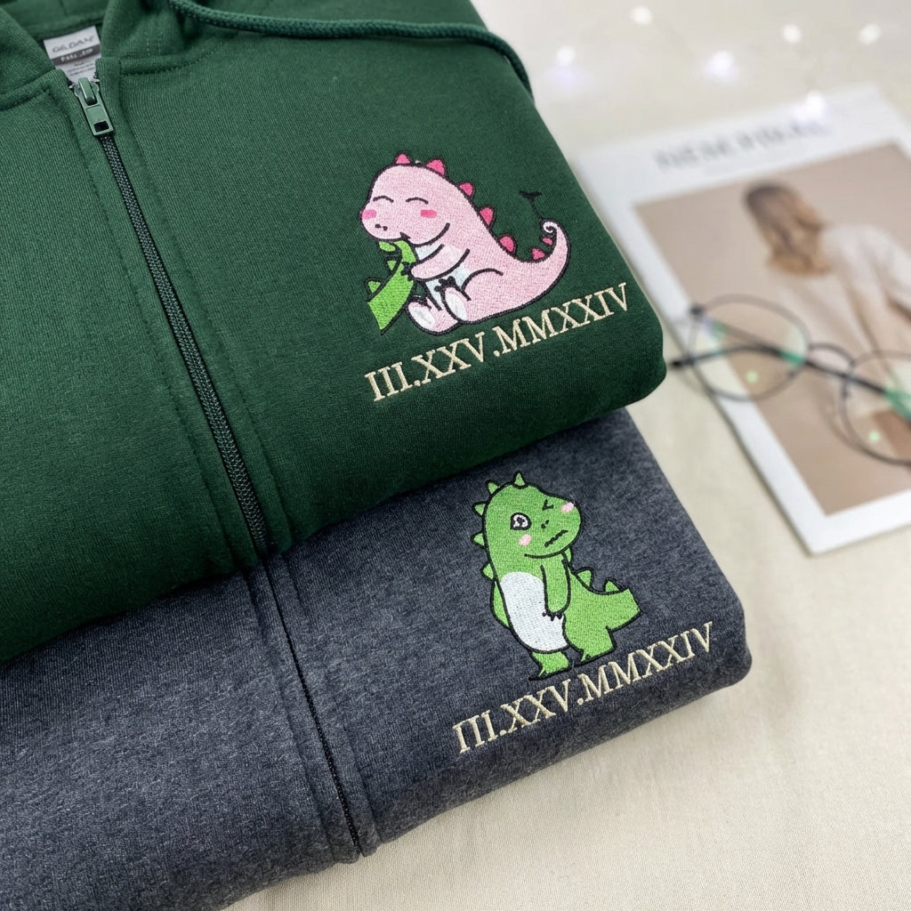 Somebody Somebody's Problem Paare benutzerdefinierte bestickte passende Hoodies für Paare