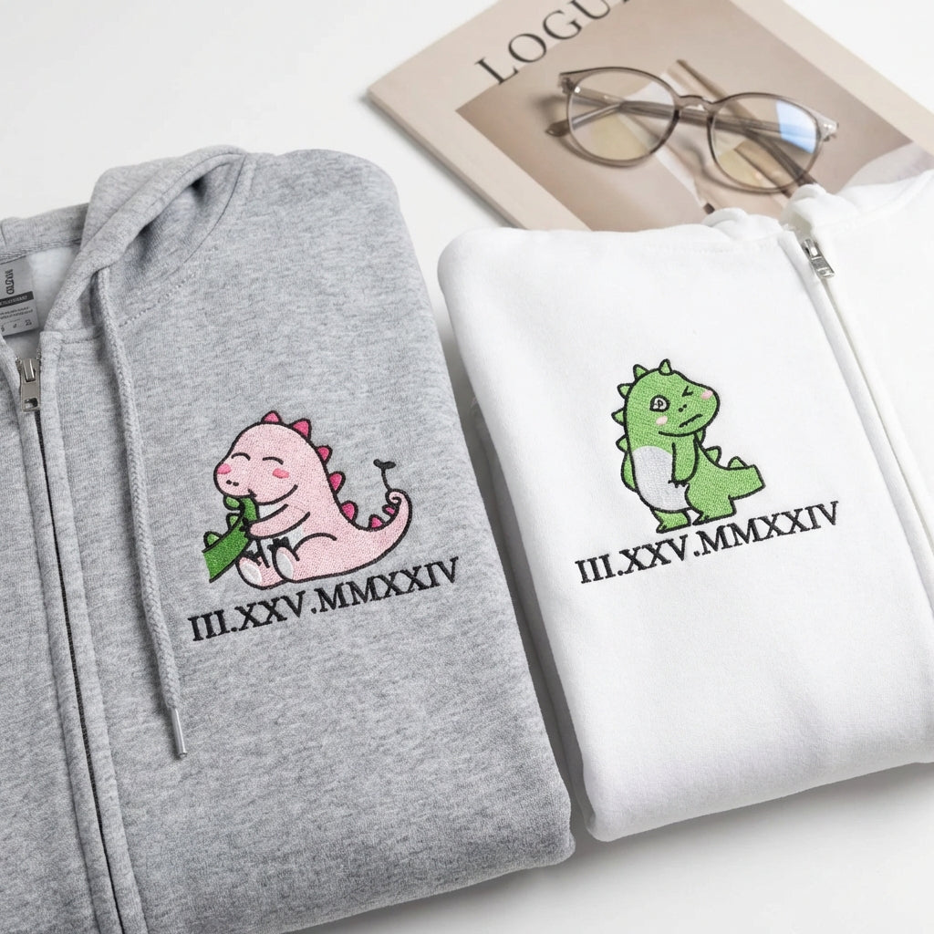 Somebody Somebody's Problem Paare benutzerdefinierte bestickte passende Hoodies für Paare