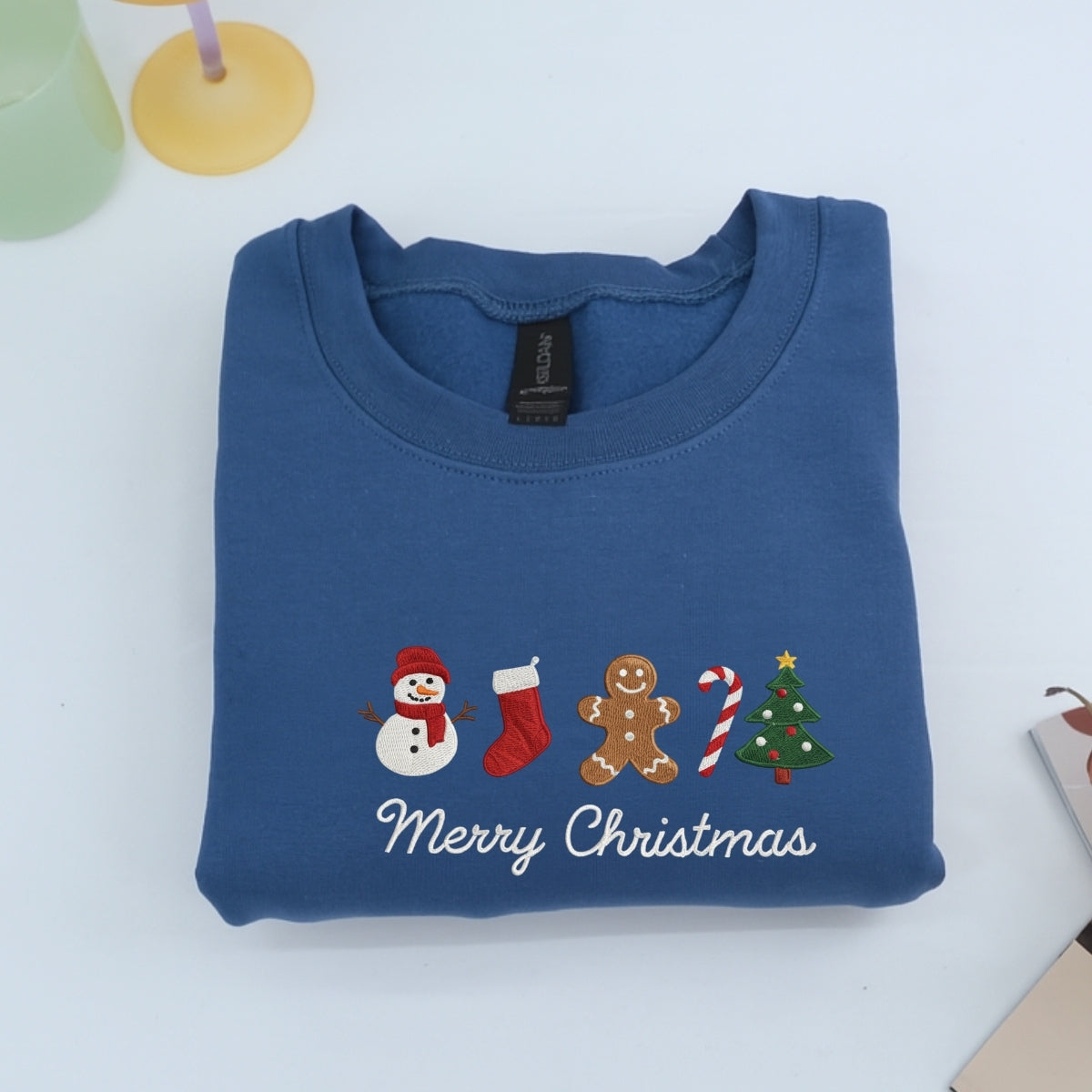 Individuell bestickte Engel- und Dämonenkatze-Kapuzenpullover für Paare