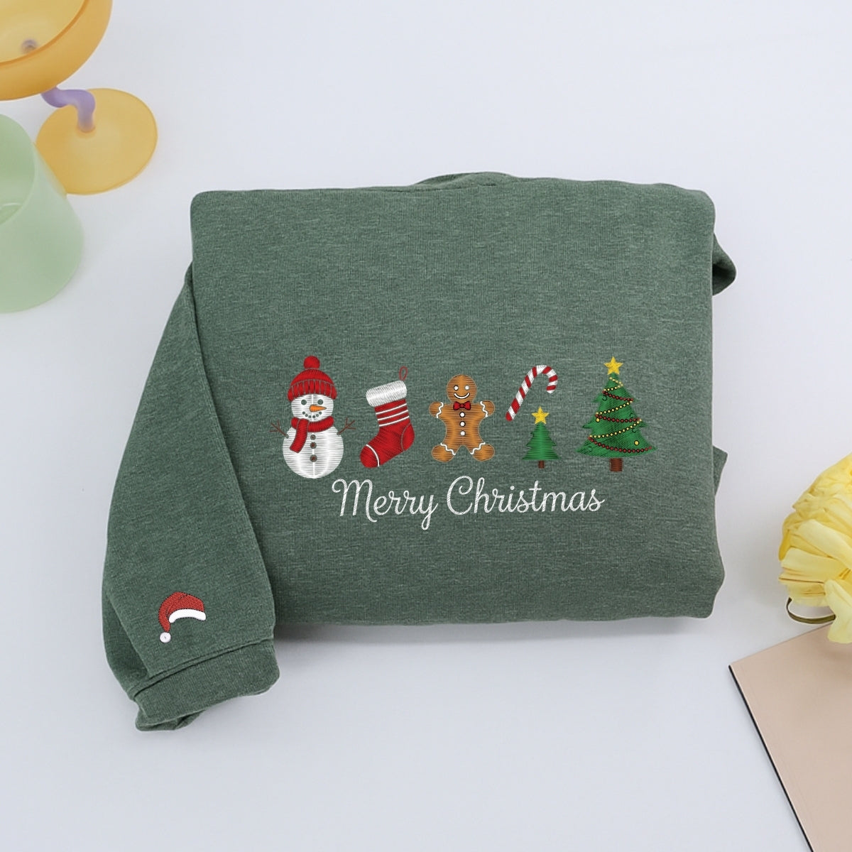 Individuell bestickte Engel- und Dämonenkatze-Kapuzenpullover für Paare