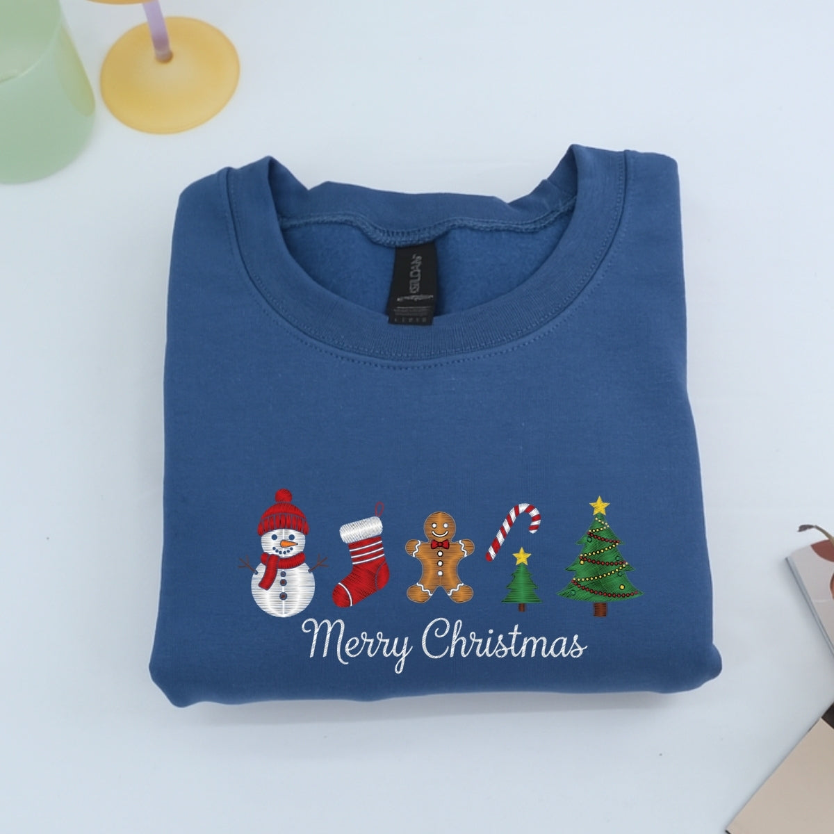 Individuell bestickte Engel- und Dämonenkatze-Kapuzenpullover für Paare