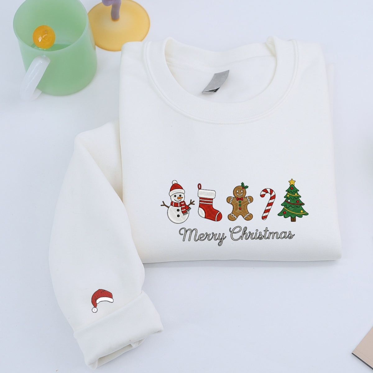 Individuell bestickte Engel- und Dämonenkatze-Kapuzenpullover für Paare