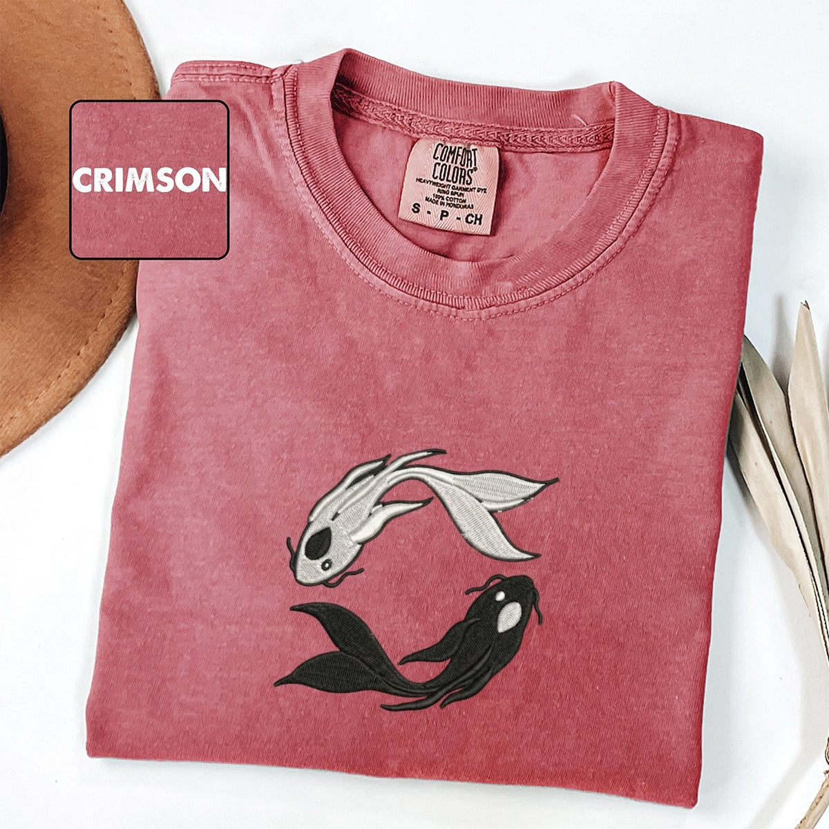 Individuell bestickte Engel- und Dämonenkatze-Kapuzenpullover für Paare