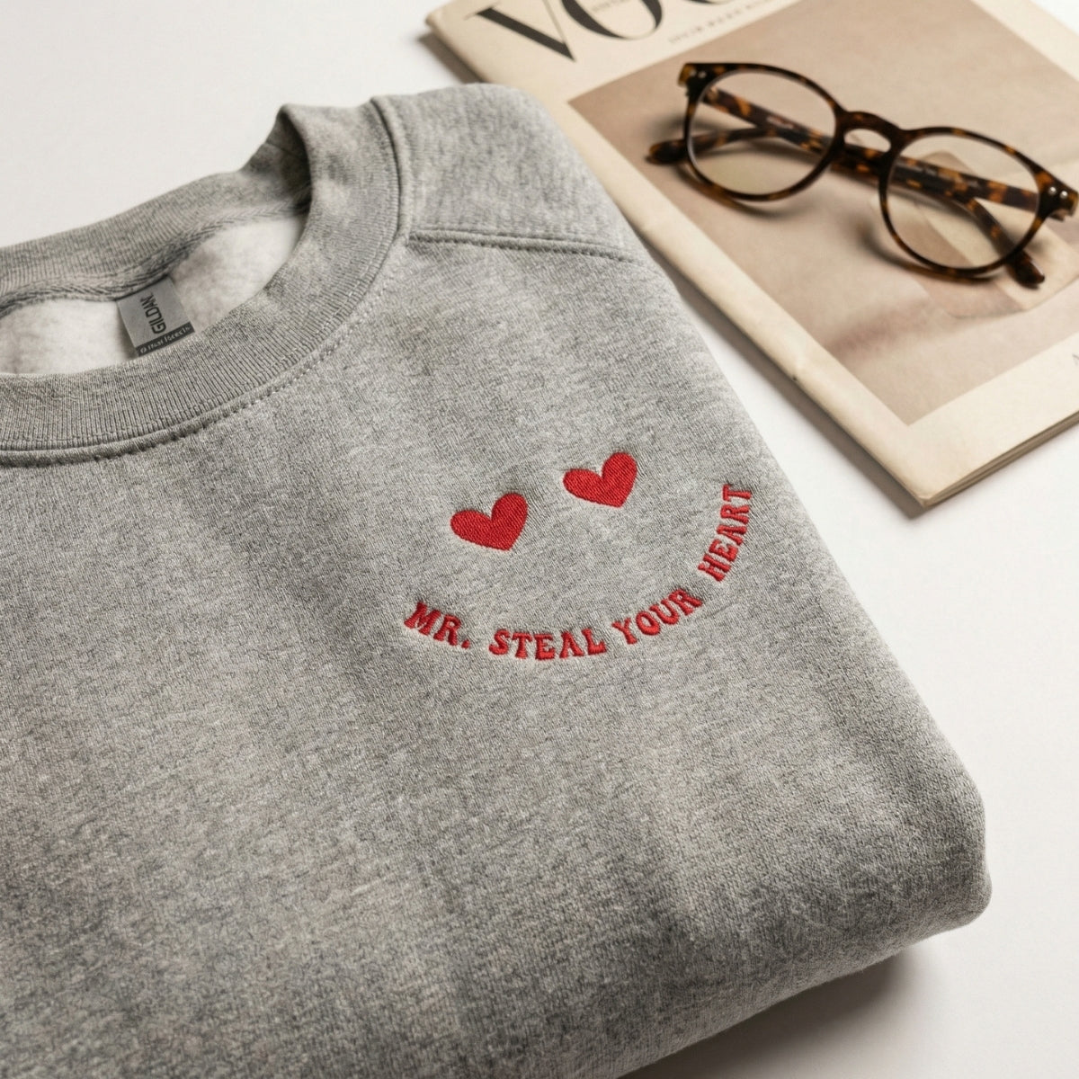 Individuell bestickte Enten-Enten-Gans-Kapuzenpullover für Paare