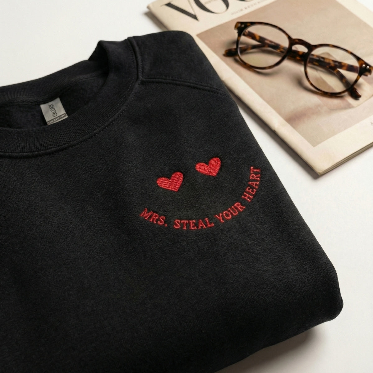 Individuell bestickte Enten-Enten-Gans-Kapuzenpullover für Paare