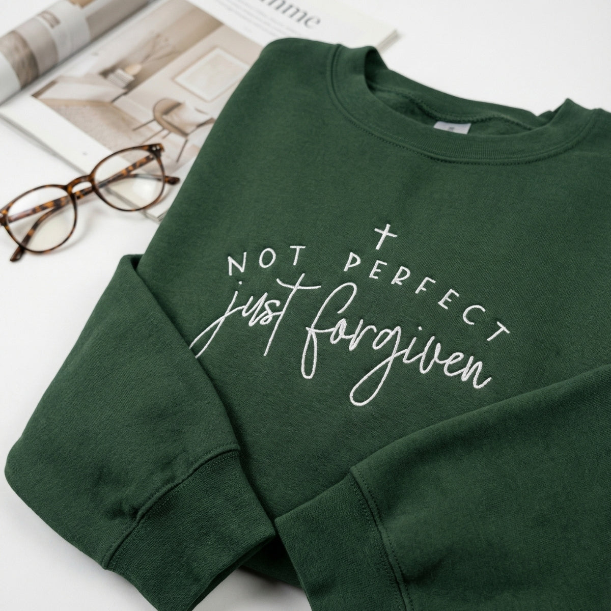 Individuell bestickte Engel- und Dämonenkatze-Kapuzenpullover für Paare