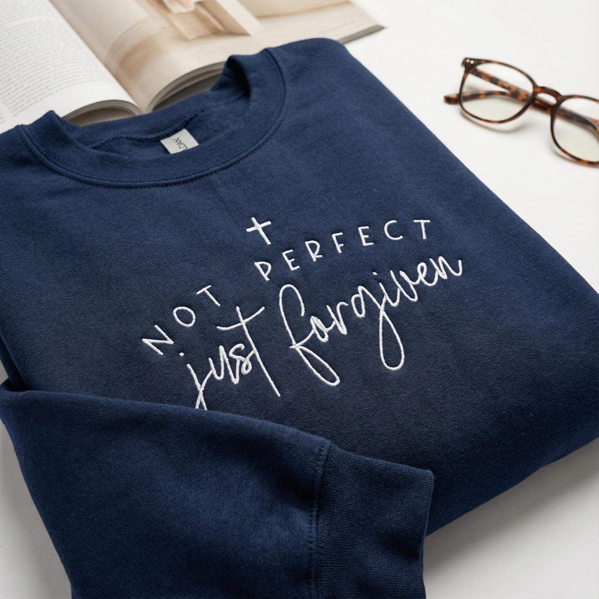 Individuell bestickte Engel- und Dämonenkatze-Kapuzenpullover für Paare