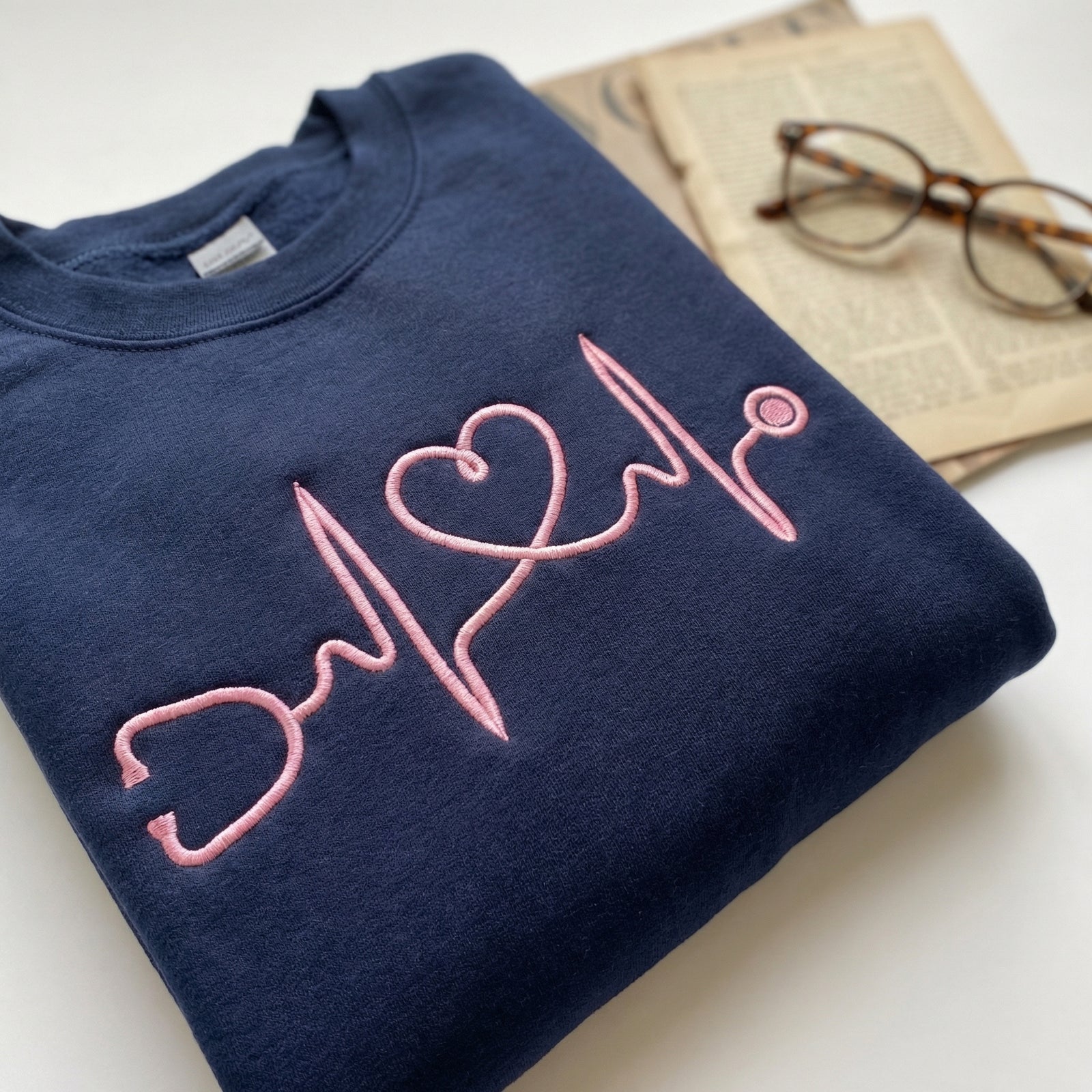 Individuell bestickte Engel- und Dämonenkatze-Kapuzenpullover für Paare