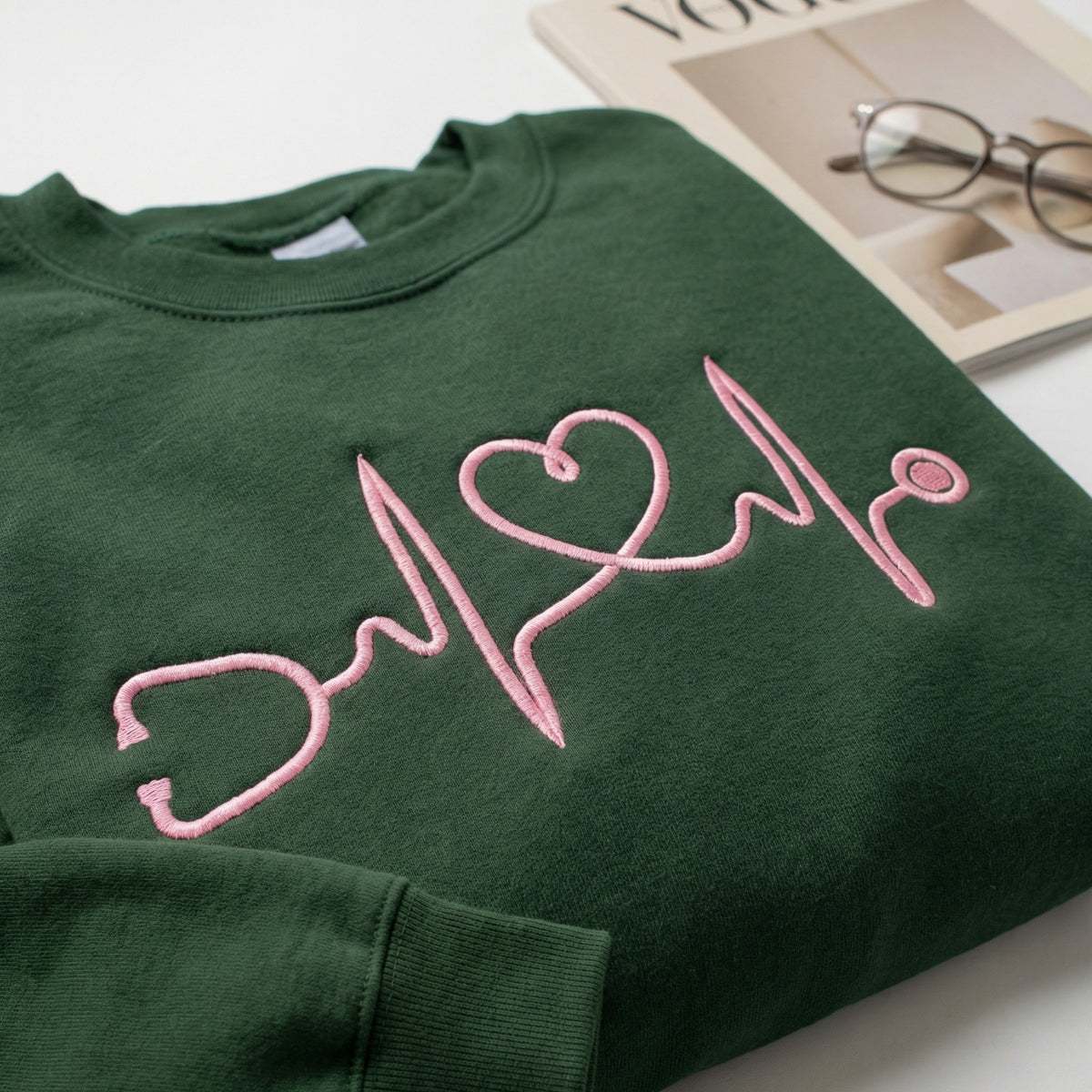 Individuell bestickte Engel- und Dämonenkatze-Kapuzenpullover für Paare