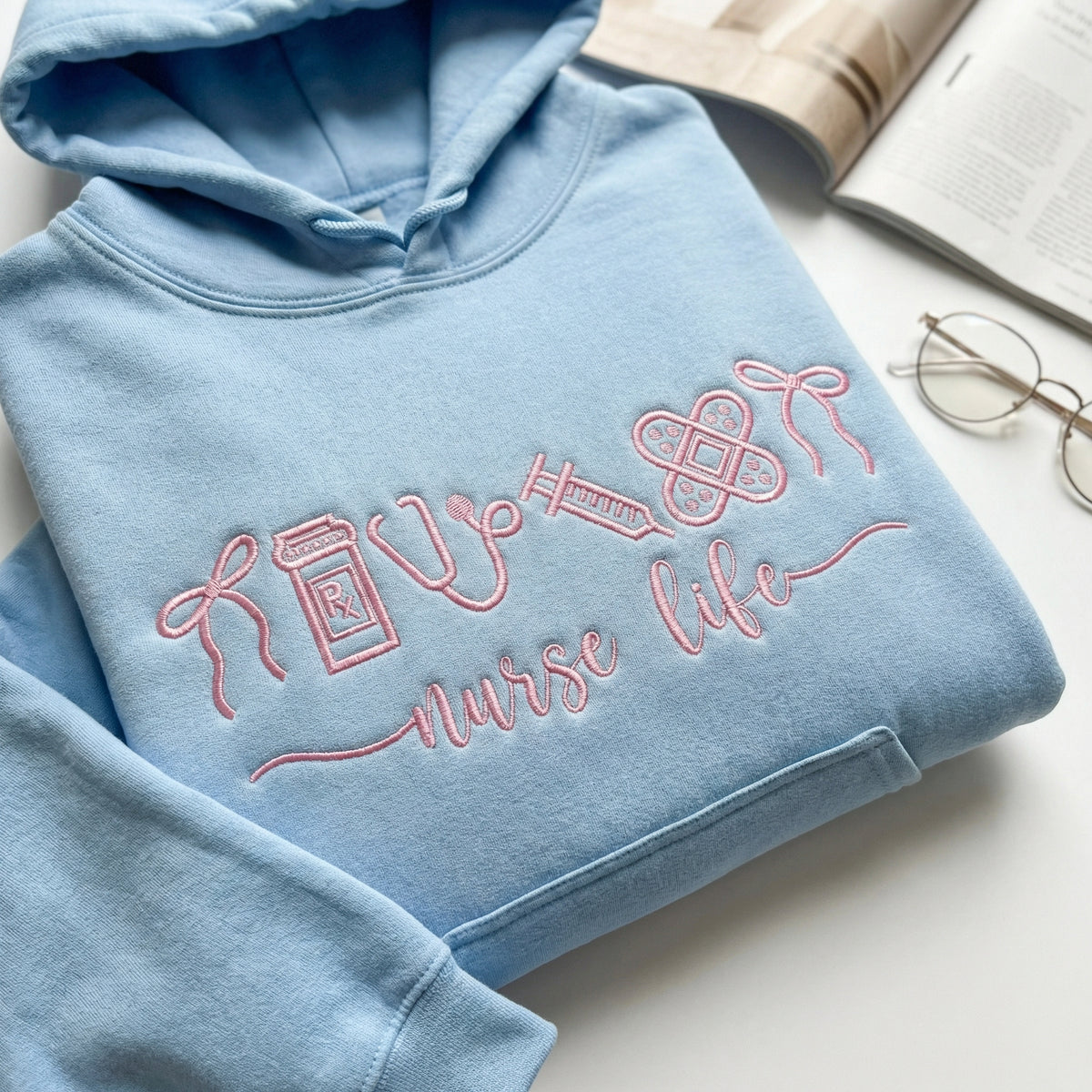 Individuell bestickte Engel- und Dämonenkatze-Kapuzenpullover für Paare