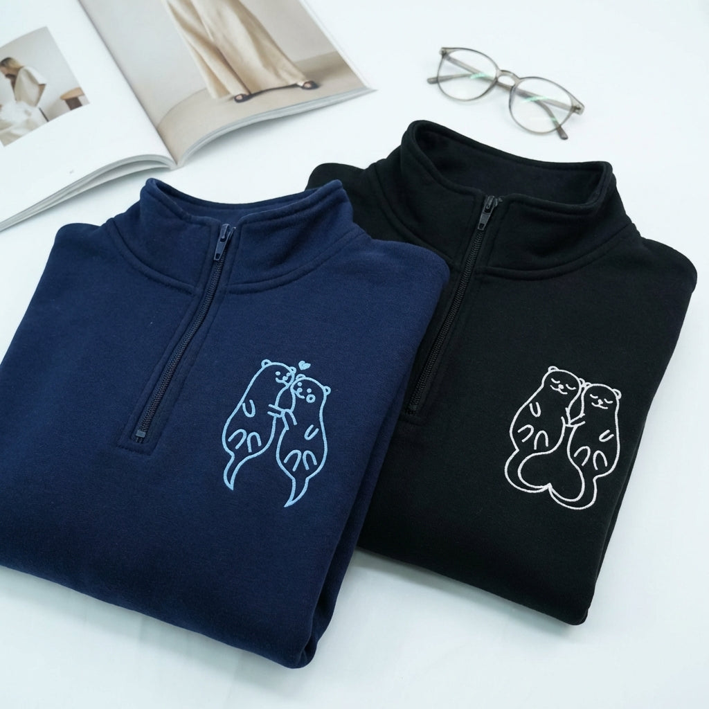 Somebody Somebody's Problem Paare benutzerdefinierte bestickte passende Hoodies für Paare