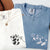 Individuell bestickte Panda mit Blumen passende T-Shirts für Paare