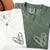 Custom Embroidered Paperclip Heart Matching T-shirts for Couples