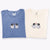 T-shirts assortis personnalisés avec motif pingouin brodé pour couples