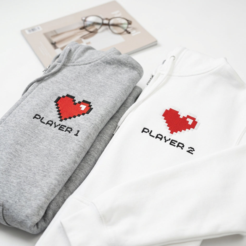 Somebody Somebody's Problem Paare benutzerdefinierte bestickte passende Hoodies für Paare