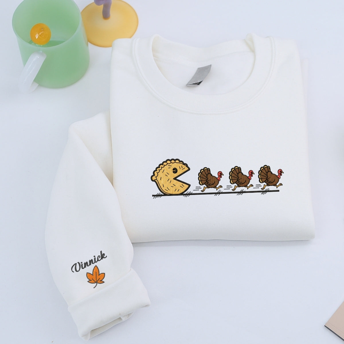 Sweats à capuche assortis brodés personnalisés avec ange et chat démon pour couples