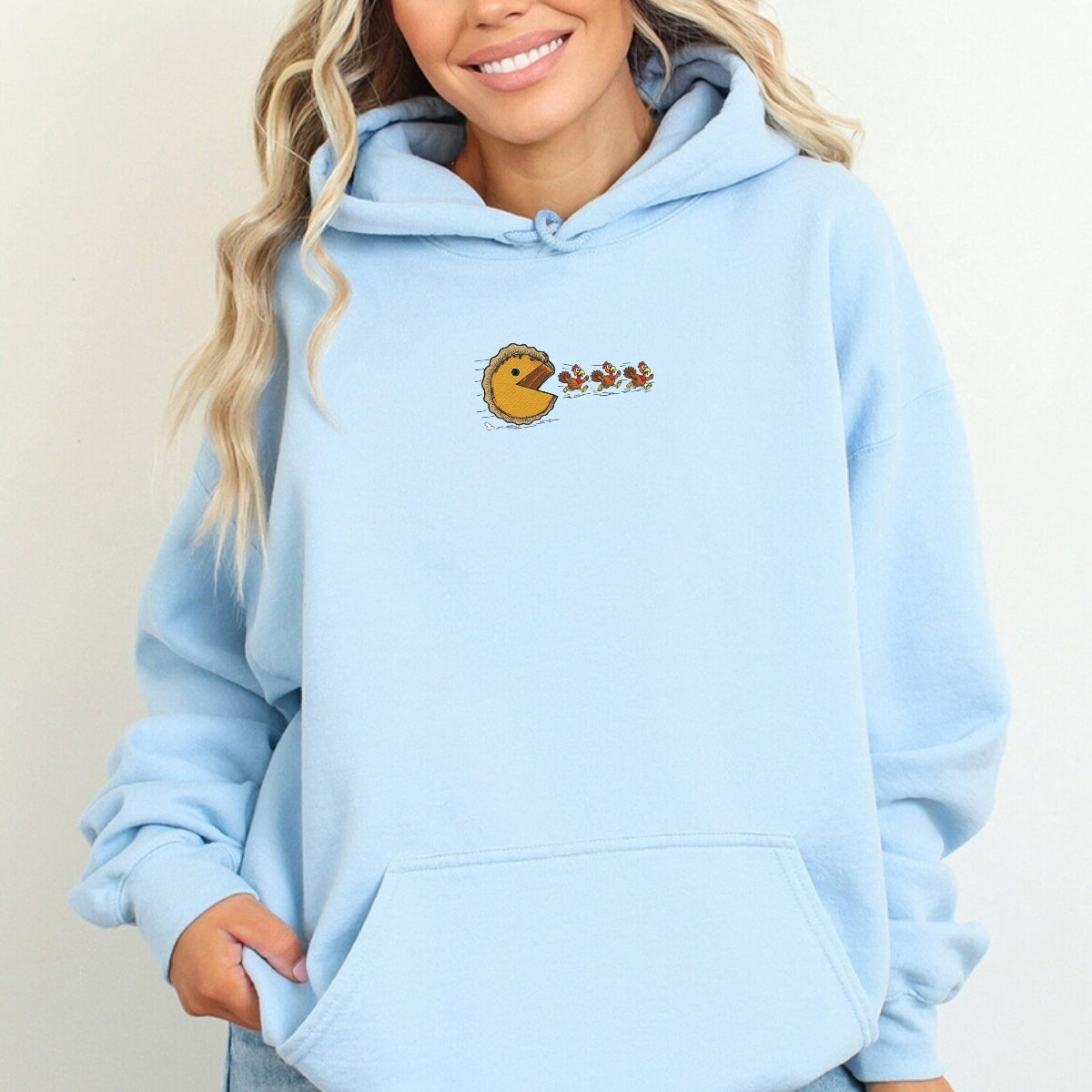 Individuell bestickte Engel- und Dämonenkatze-Kapuzenpullover für Paare