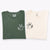 T-shirts assortis personnalisés avec armes de raton laveur brodées pour couples