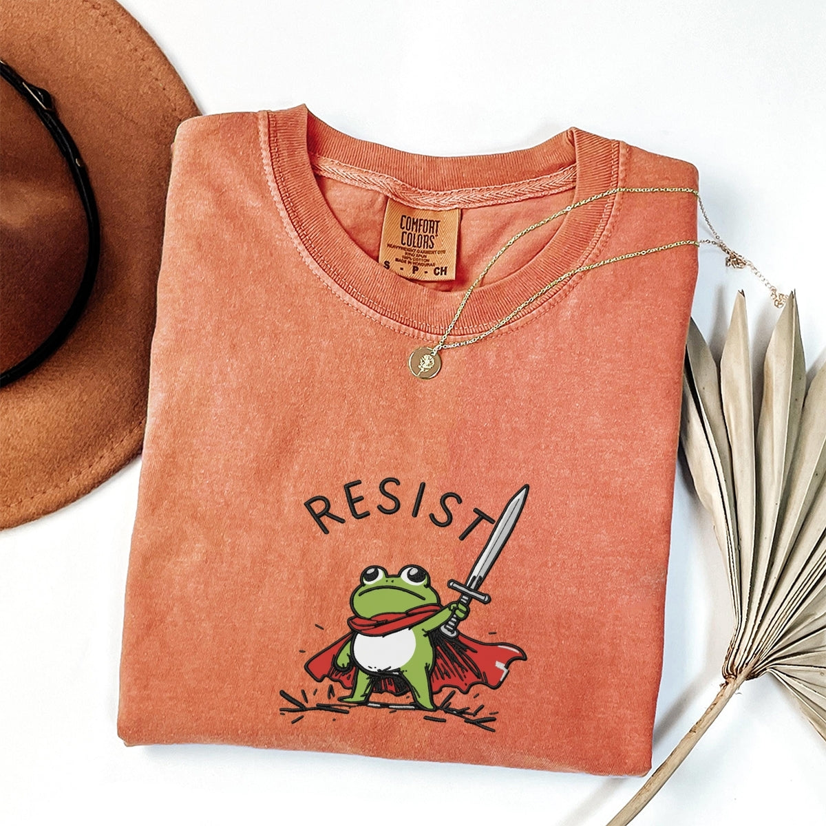 Custom Embroidered Rage Against the Machine T-Shirt | Portland Frog Protest Tee – Anti Activist Shirt