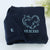 Sweats à capuche assortis personnalisés avec motif requin et chiffres romains pour couples