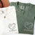 Custom Embroidered Shark Love Roman Numeral Matching T-shirts for Couples
