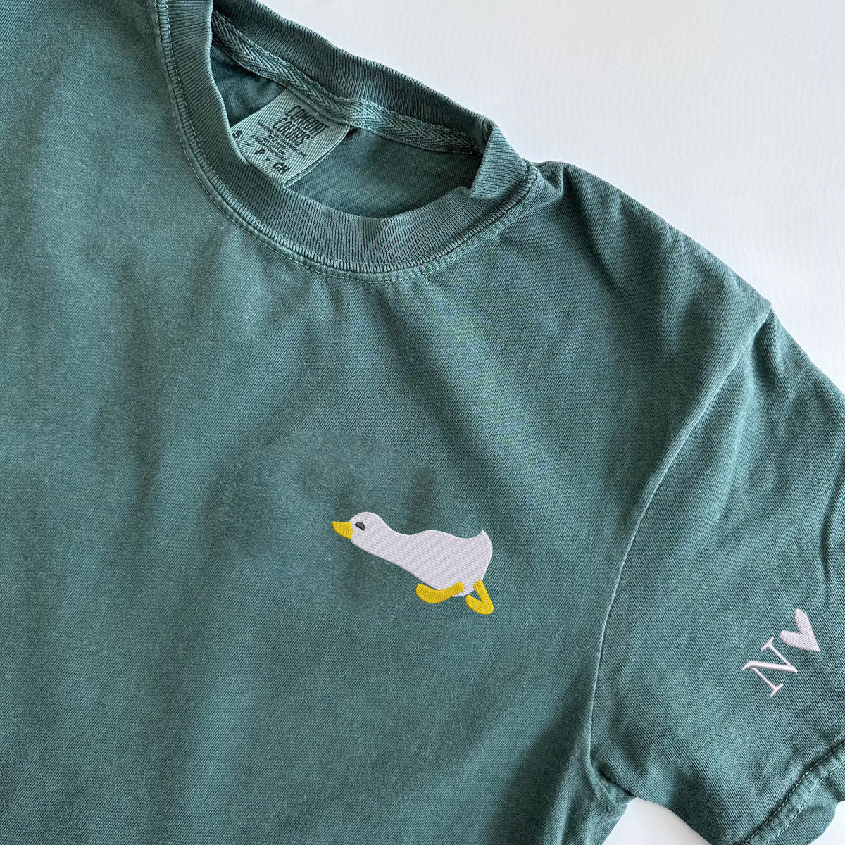 Individuell bestickte Sleepy Goose Passende T-Shirts für Paare