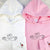 Custom Embroidered Swan Love Matching Hoodies for Couples