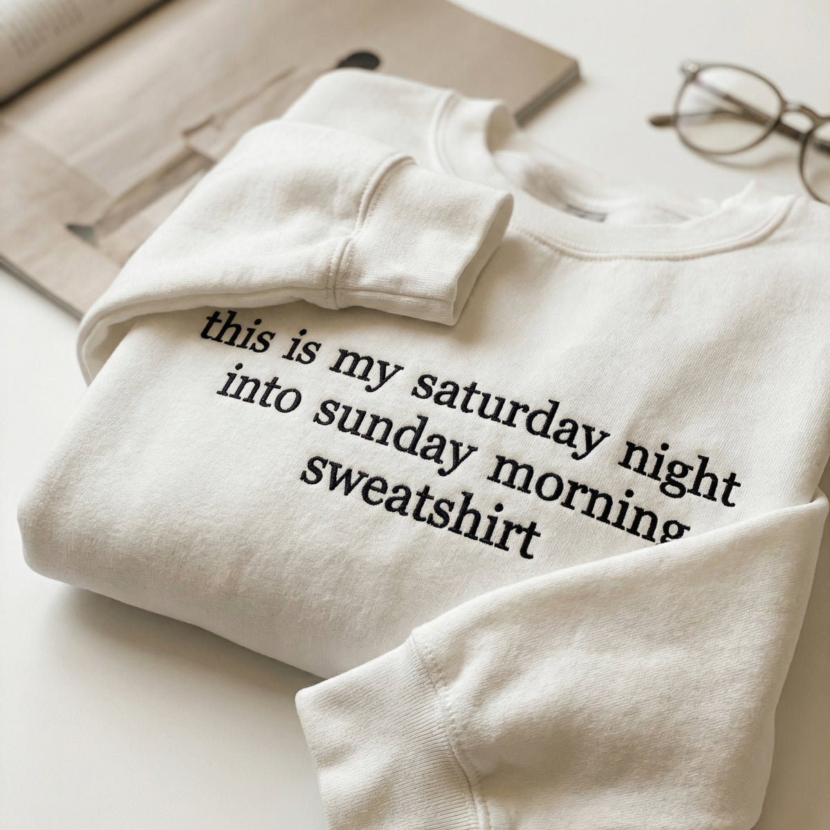 Individuell bestickte Engel- und Dämonenkatze-Kapuzenpullover für Paare