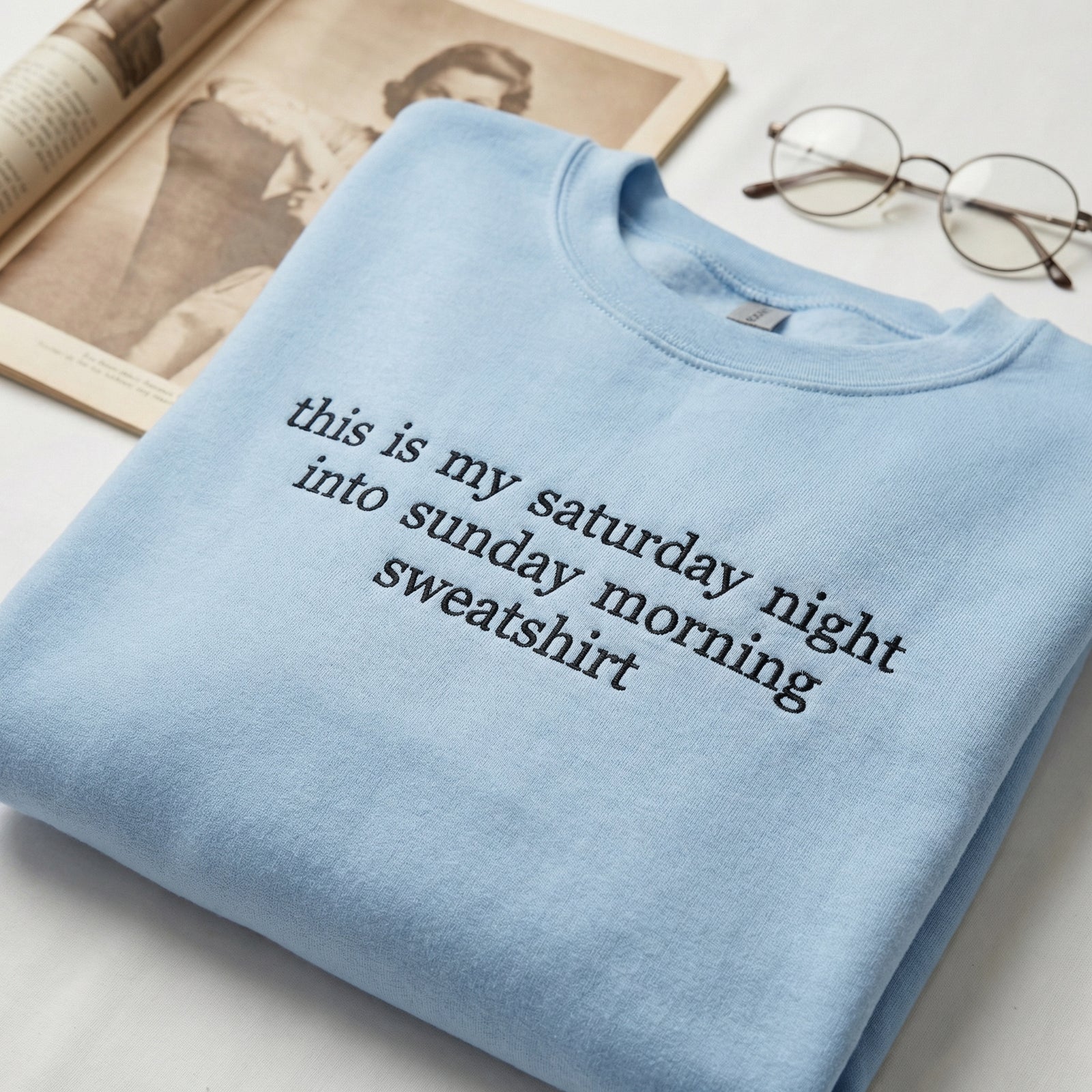 Individuell bestickte Engel- und Dämonenkatze-Kapuzenpullover für Paare